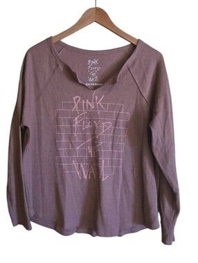 Lucky Brand Pink Floyd The Wall Henley Shirt